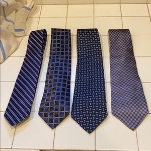4 set ties different brands in good condition